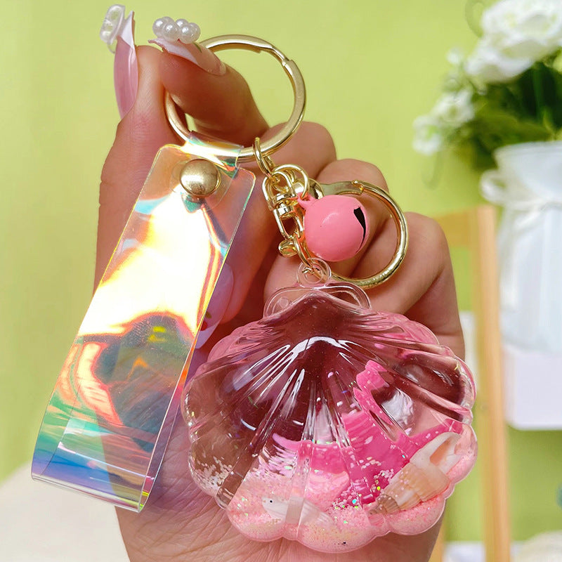 Wholesale Acrylic Starfish Shell Keychain